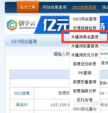 查網(wǎng)站排名